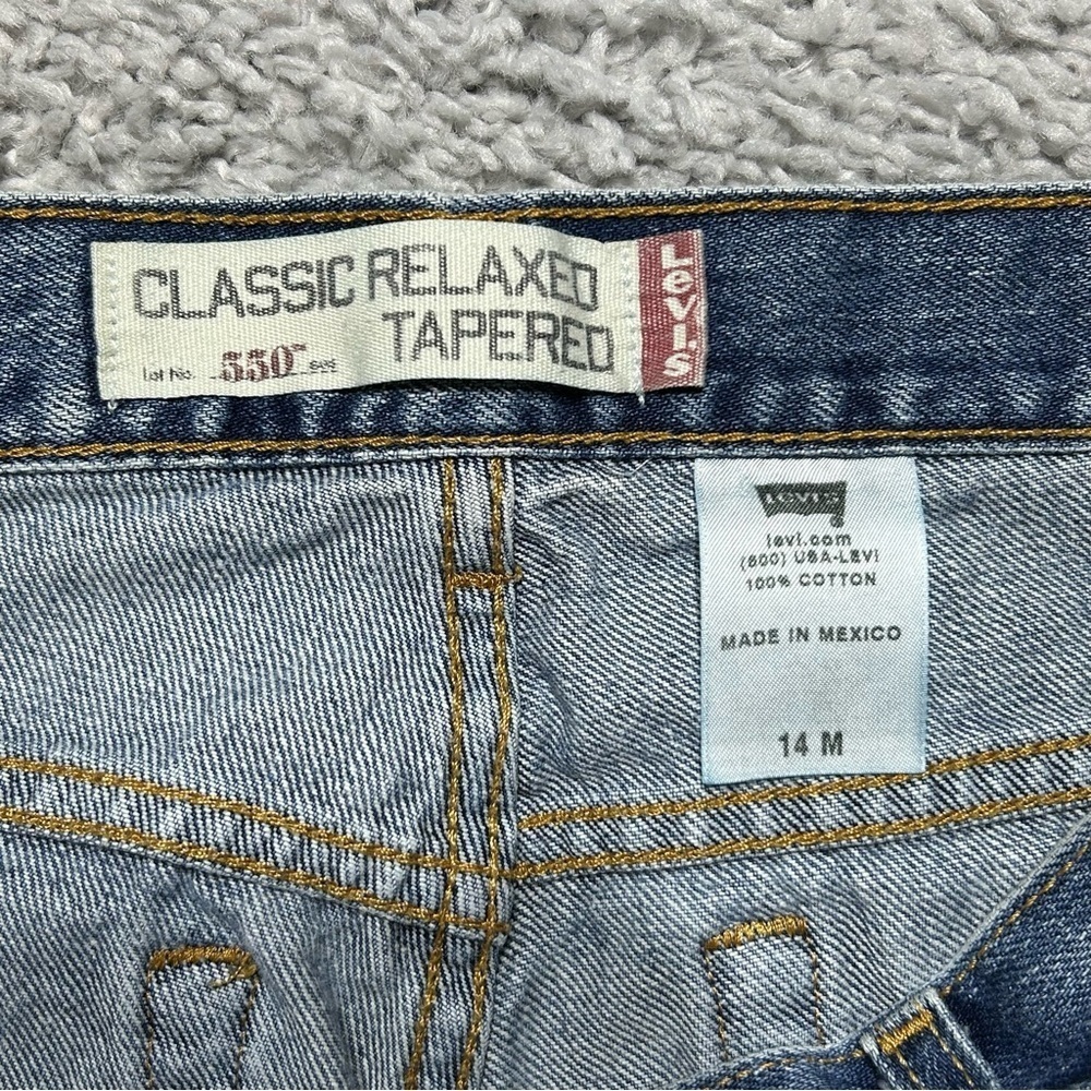 Vintage Levis Jeans Womens 14 Classic 550 Relaxed High Rise Cotton Denim Casual